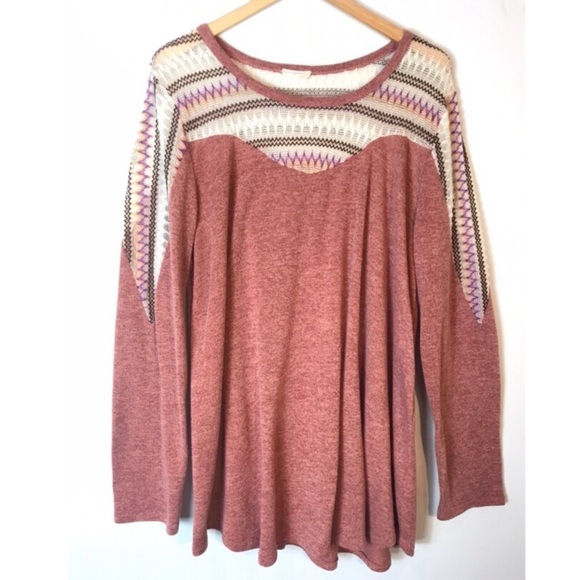 ODDY Boho Knit Top - Picture 1 of 5